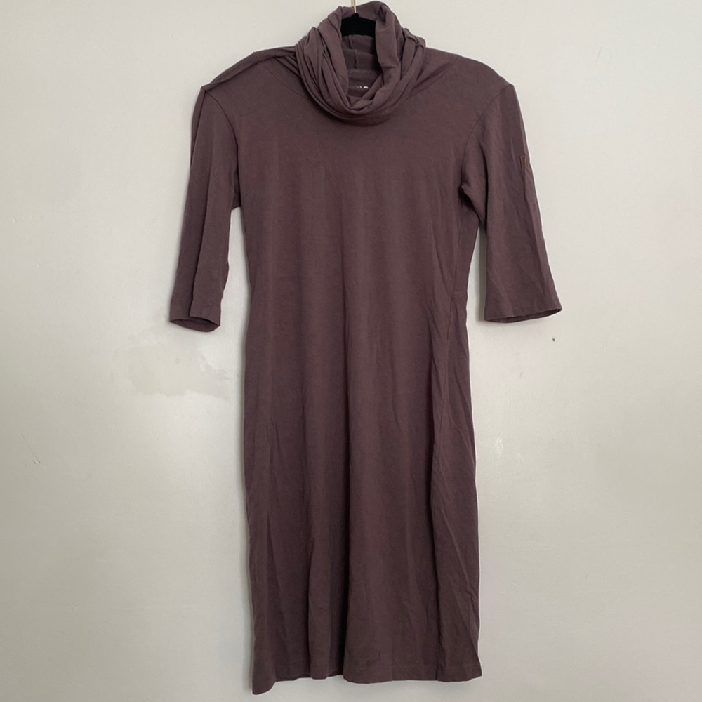 FIG Safari turtleneck dress 3/4 sleeve size SP